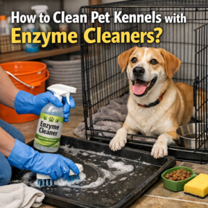 How to Clean Pet Kennels with Enzyme Cleaners?