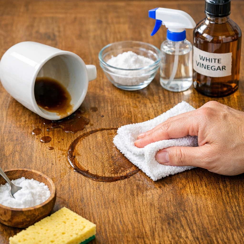 How To Remove Coffee Stains From Wood Tables?