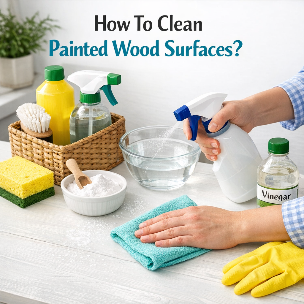How To Clean Painted Wood Surfaces?