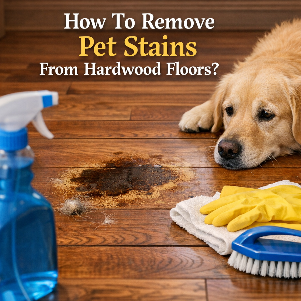 How To Remove Pet Stains From Hardwood Floors?