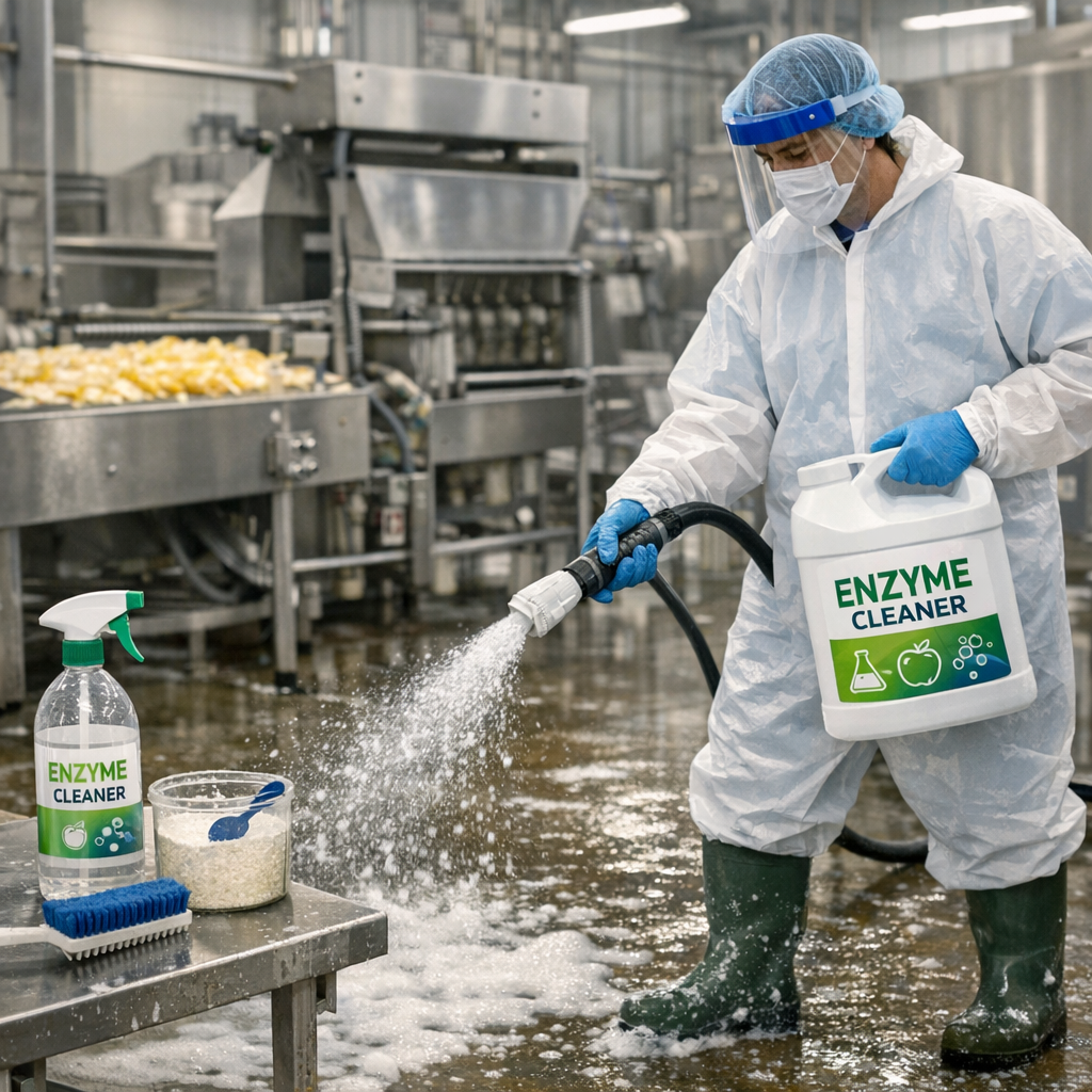 Enzyme Cleaning in Food Processing Facilities