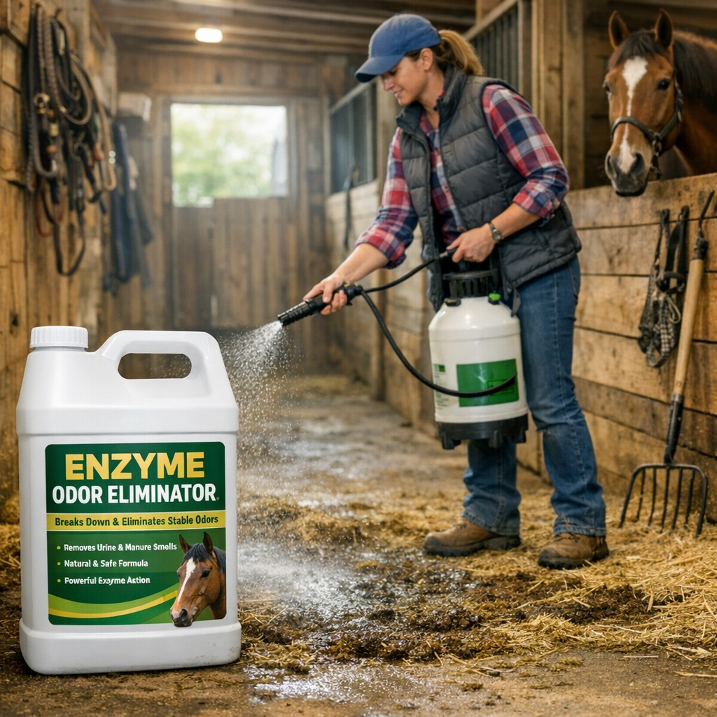 How to Eliminate Stable Odors with Enzymes?